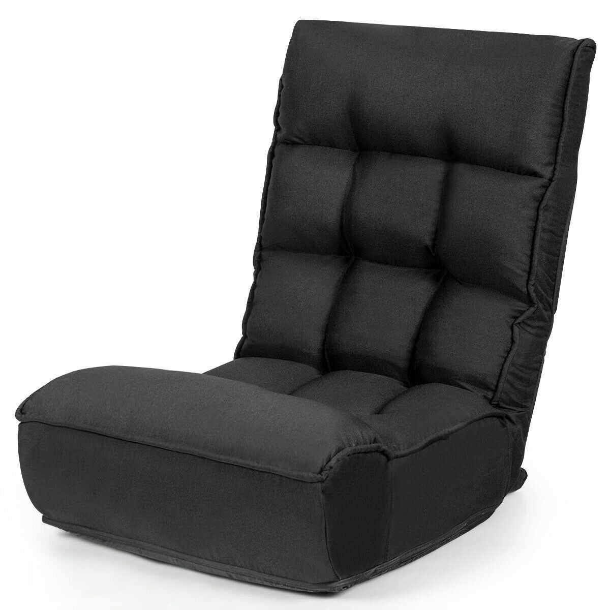 Folding Floor Gaming Chair Sleeper 4-Position Adjustable