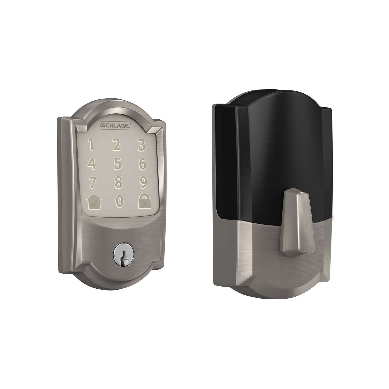 Schlage Encode Satin Nickel Metal Wifi Deadbolt