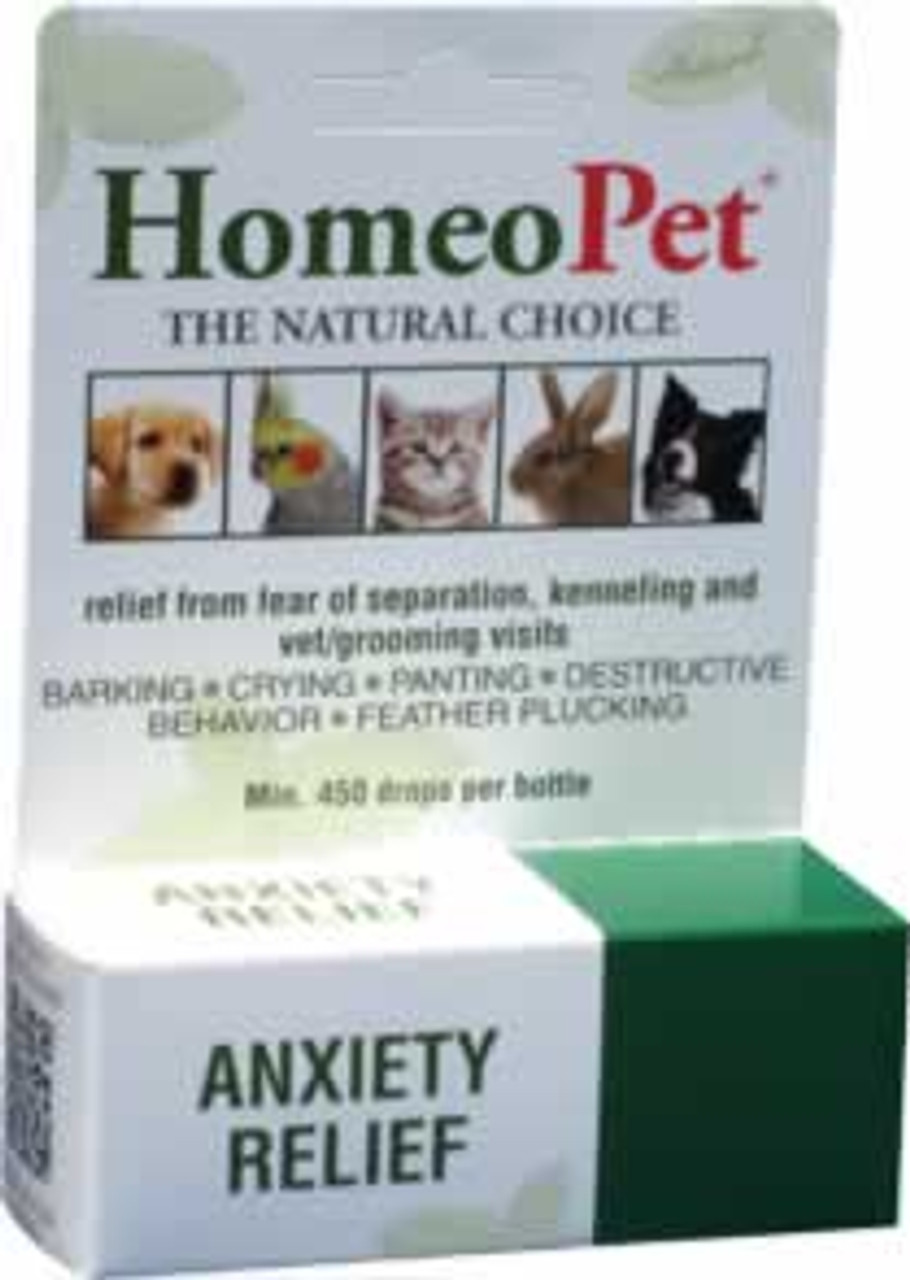 HomeoPet Anxiety Relief Natural Medication for Pets 15 mL