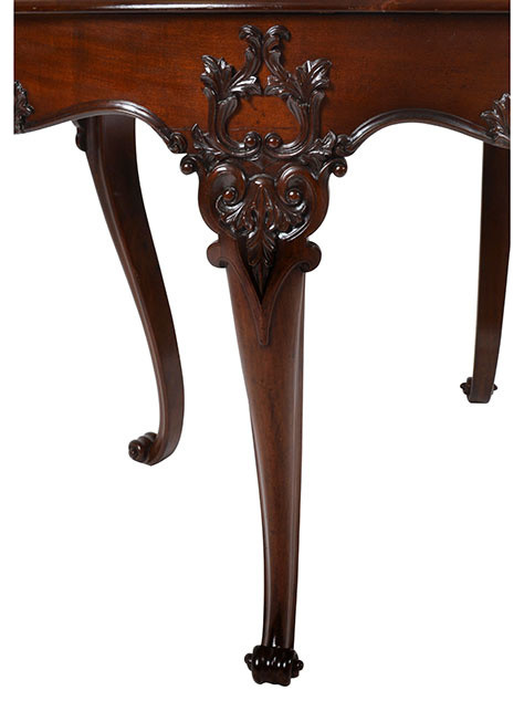 Consigned 19th Century Oval Mahogany Center Table   Victorian   Console Tables   by LR Antiques  Houzz