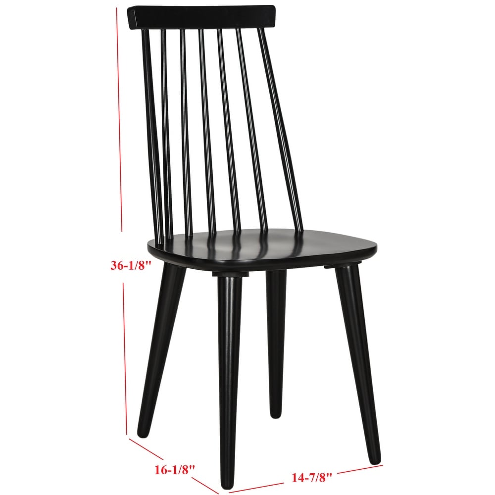 SAFAVIEH Burris Spindle Back Side Chair (Set of 2)   17.3\