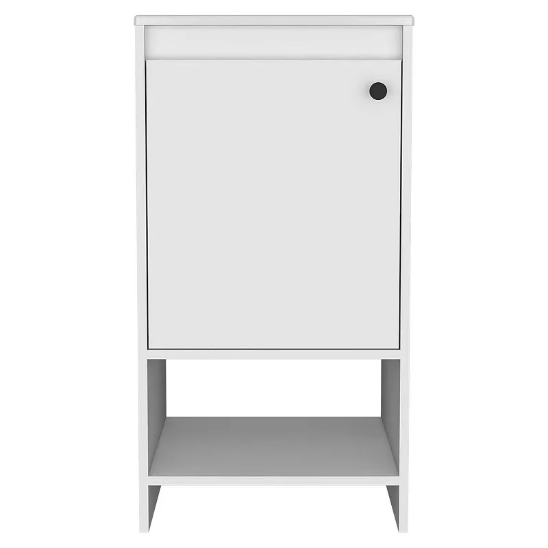 Chariot Free Standing Vanity Cabinet， One Open shelf