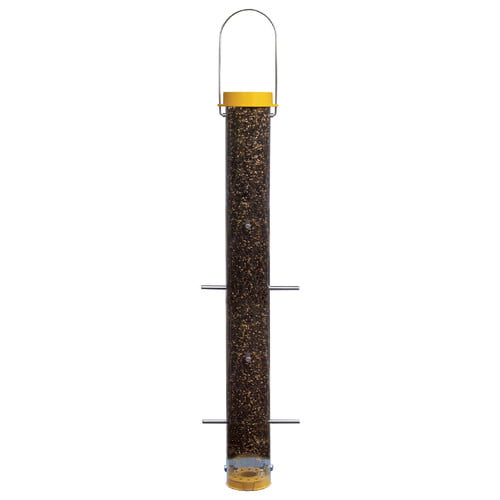 Droll Yankees Inc BUF16 Nyjer 16 inch Bottoms Up Finch Feeder- Yellow