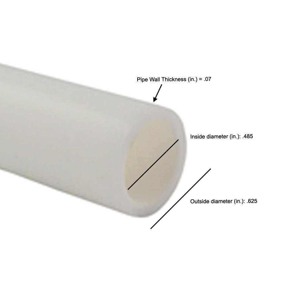 Apollo 12 in. x 100 ft. White PEX-B Pipe APPW10012