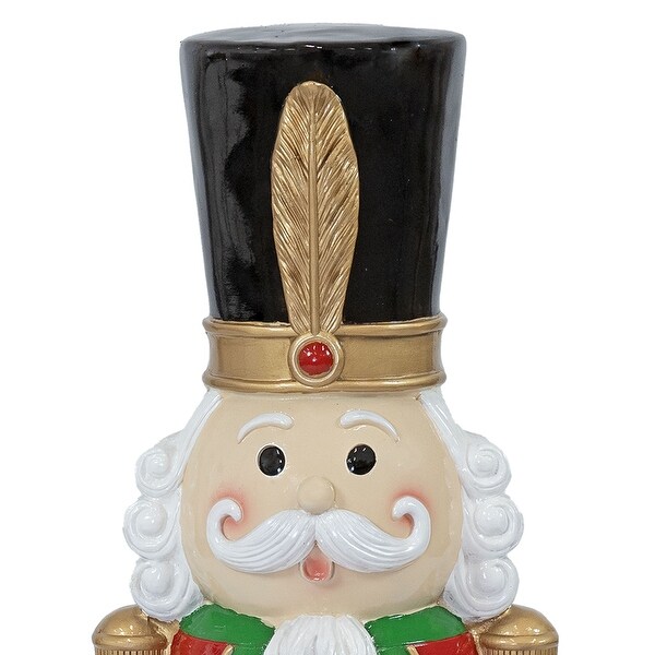 Sunnydaze Tommy the Toy Soldier Christmas Nutcracker Statue