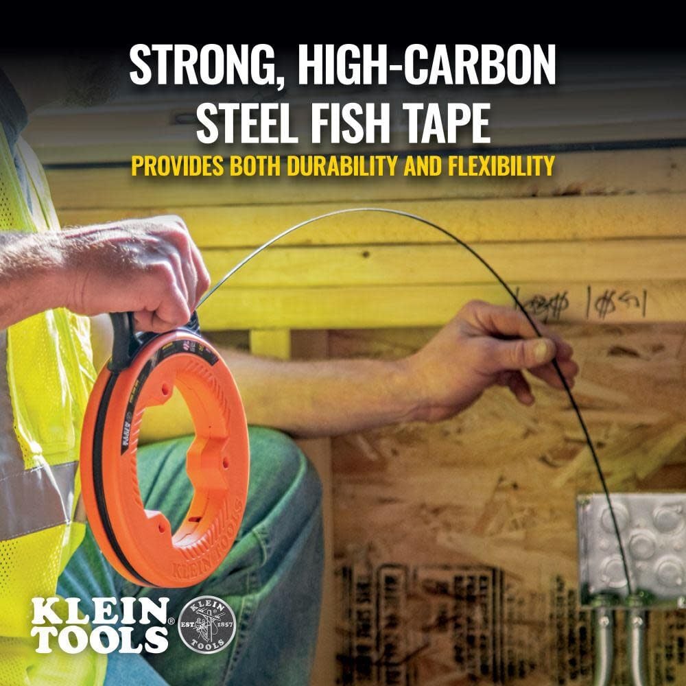 Klein Tools 240' Steel Fish Tape 56334 from Klein Tools