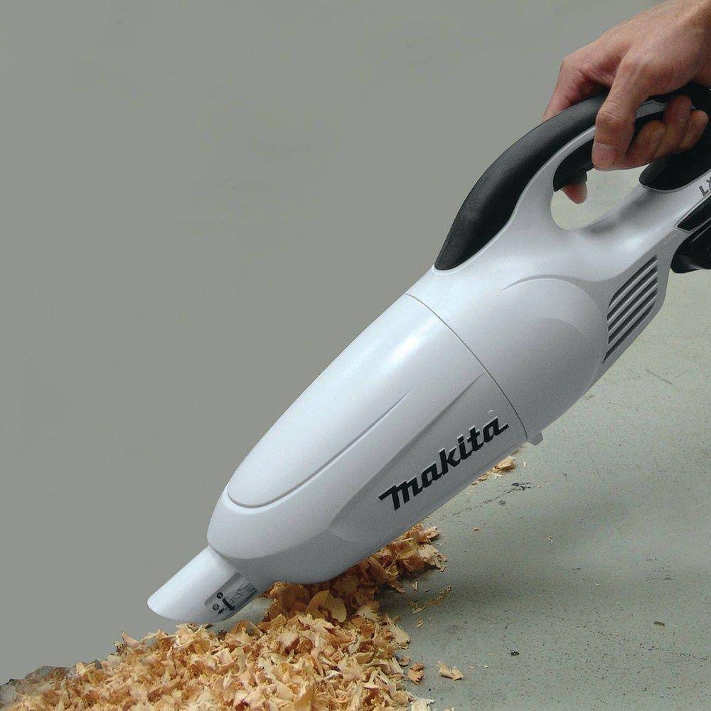 Makita 18-Volt Compact Lithium-Ion Cordless Handheld Vacuum XLC02RB1W