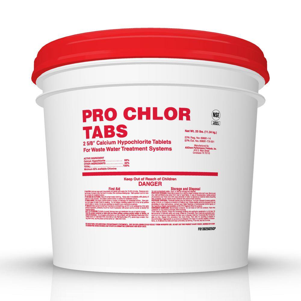 PRO CHLOR TABS 47025 25 lbs. Aerobic Septic Tablets