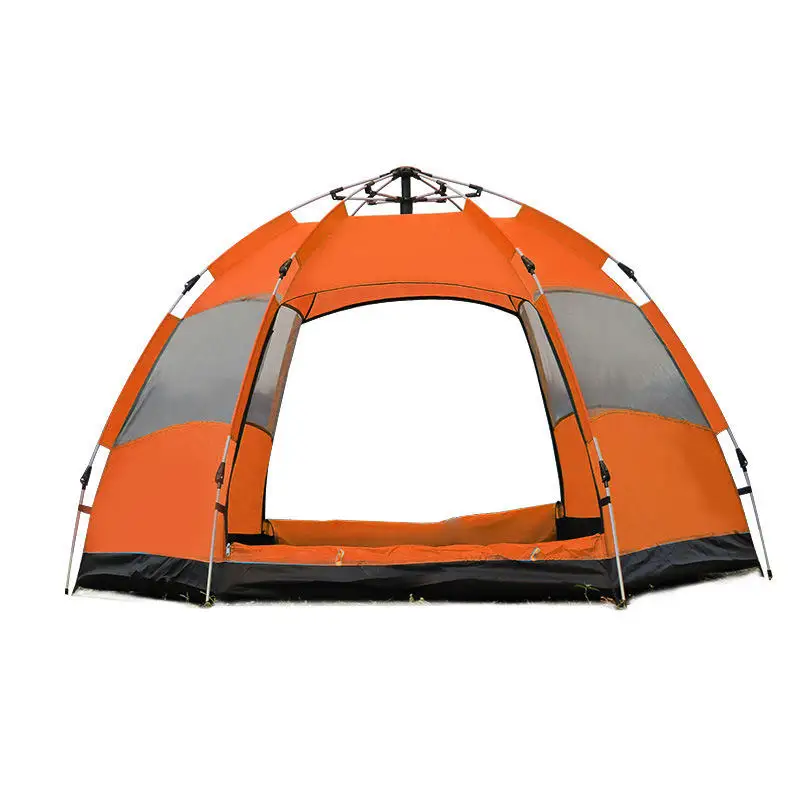 Double Layer 3 5 Person Bedroom Family Hiking Waterproof Outdoor Pop Up Tent for Camping