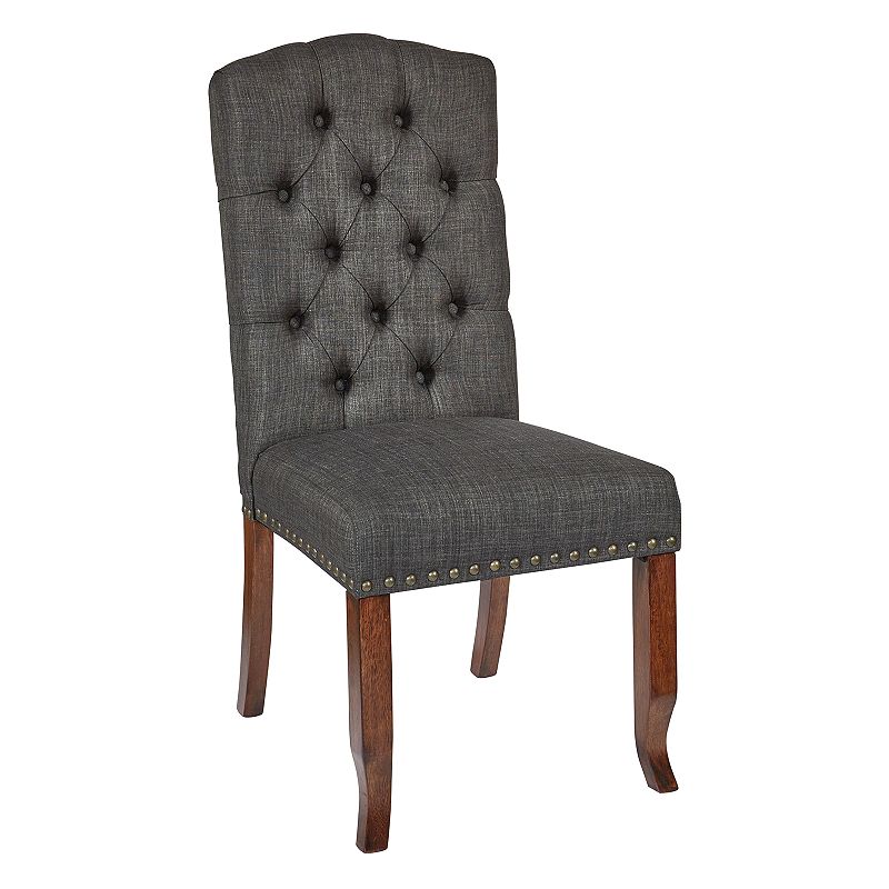 OSP Home Furnishings Jessica Tufted Dining Chair