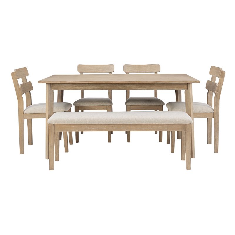 Linon Drury 6-Piece Dining Set