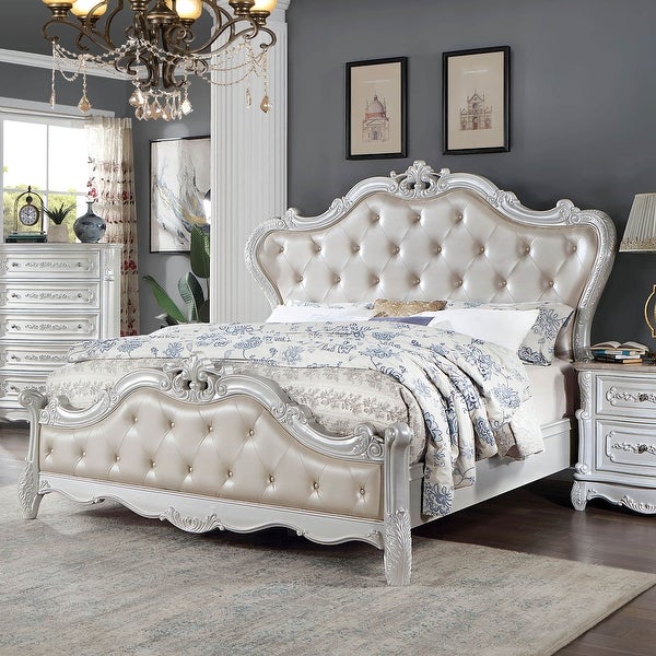 Bednara Victorian White 3-piece Bedroom Set by Furniture of America - - 37455040