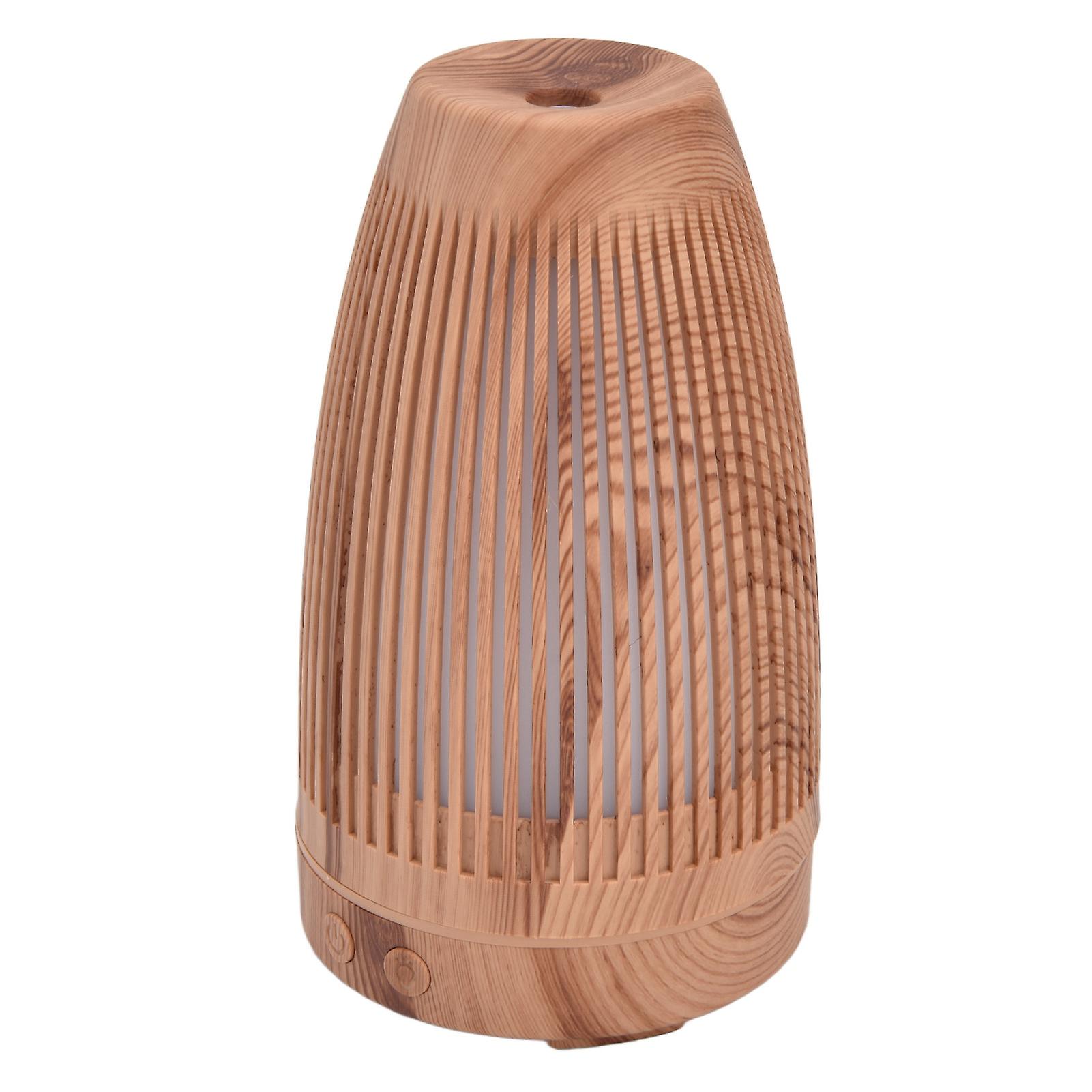 100‑200ml Aroma Essential Oil Diffuser USB Rechargeable Wood Grain Humidifier for Home Office