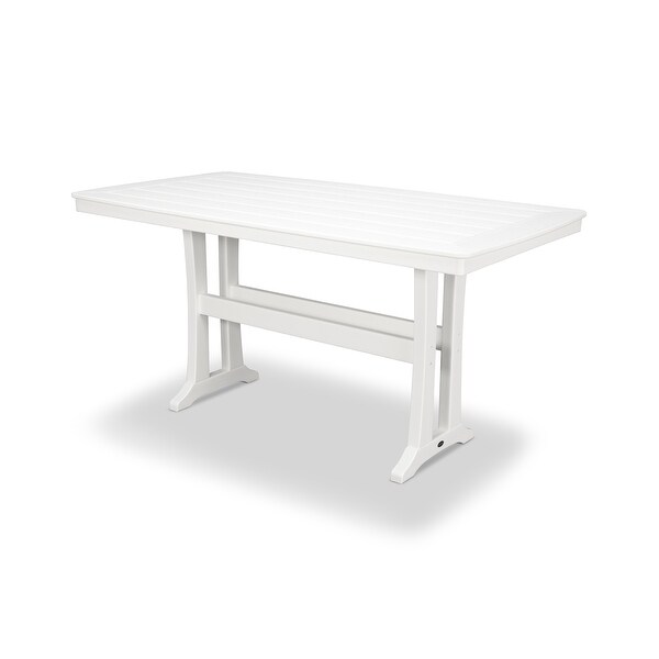 POLYWOOD Nautical Trestle Counter Table