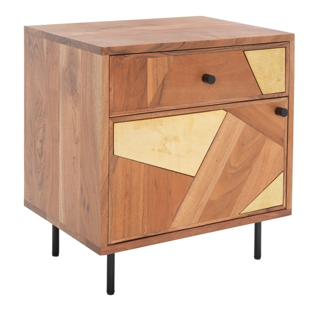 SAFAVIEH Ballard 1 Drawer 1 Door Nightstand