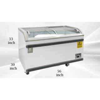 Cooler Depot 56 in. W 11.15 cu.ft. Commercial Manual Defrost Chest Freezer in White DXXWD-500Y