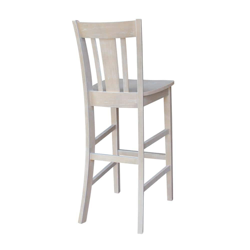 International Concepts San Remo 29 in. H Weathered Taupe Gray Bar Stool S09-103