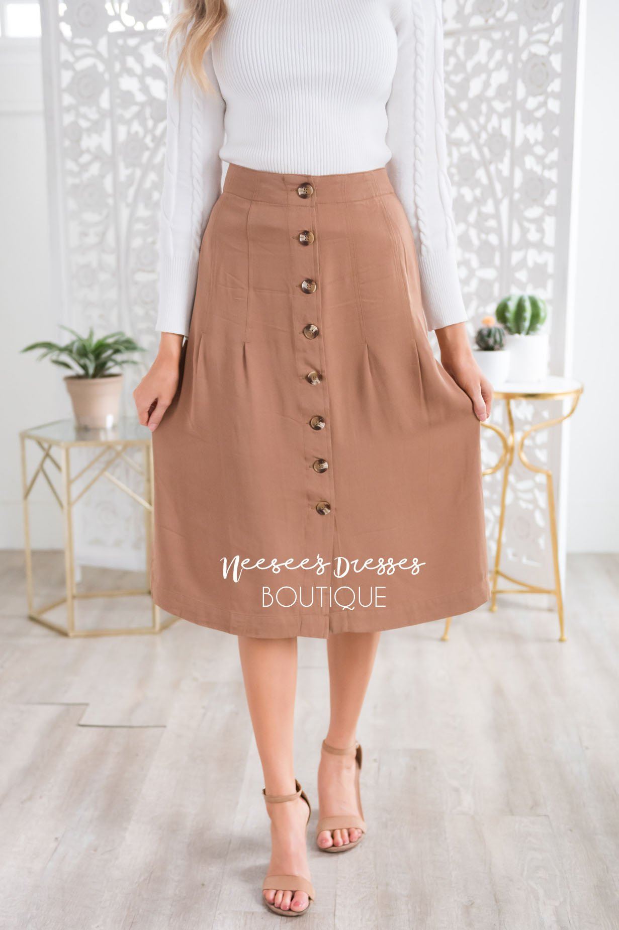 Happy Days Button Skirt