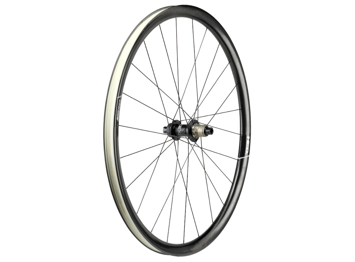 HED Wheels Emporia GC3 Performance 700c Carbon Clincher Disc Gravel Wheel - Rear