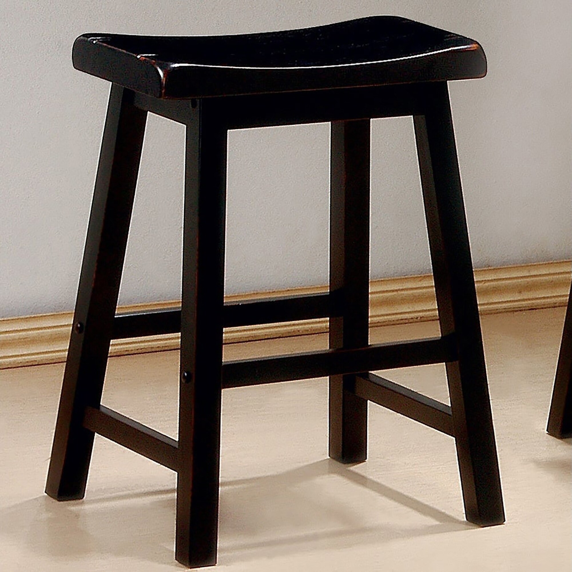 Rambouillet Saddle-style Stools (Set of 2)