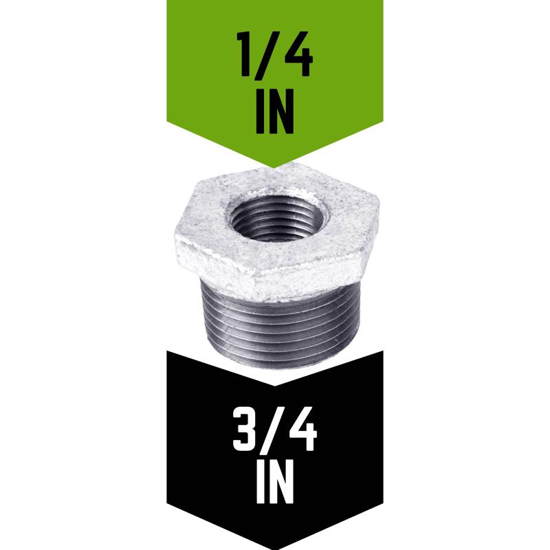 HEX BUSHING GLV 3/4X1/4