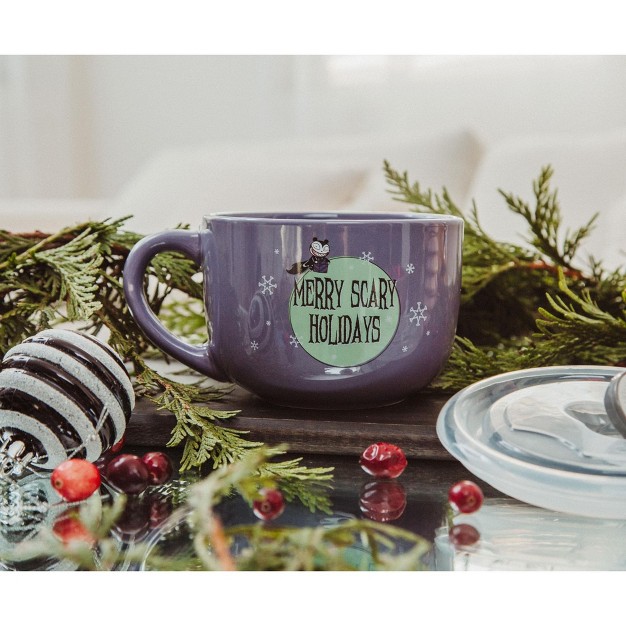 Ceramic Soup Mug With Lid