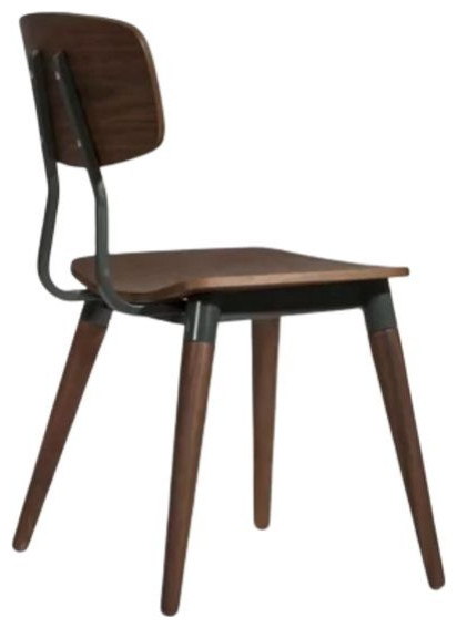 Calder Dining Wood Chair   Midcentury   Dining Chairs   by HomeCraftDecor  Houzz