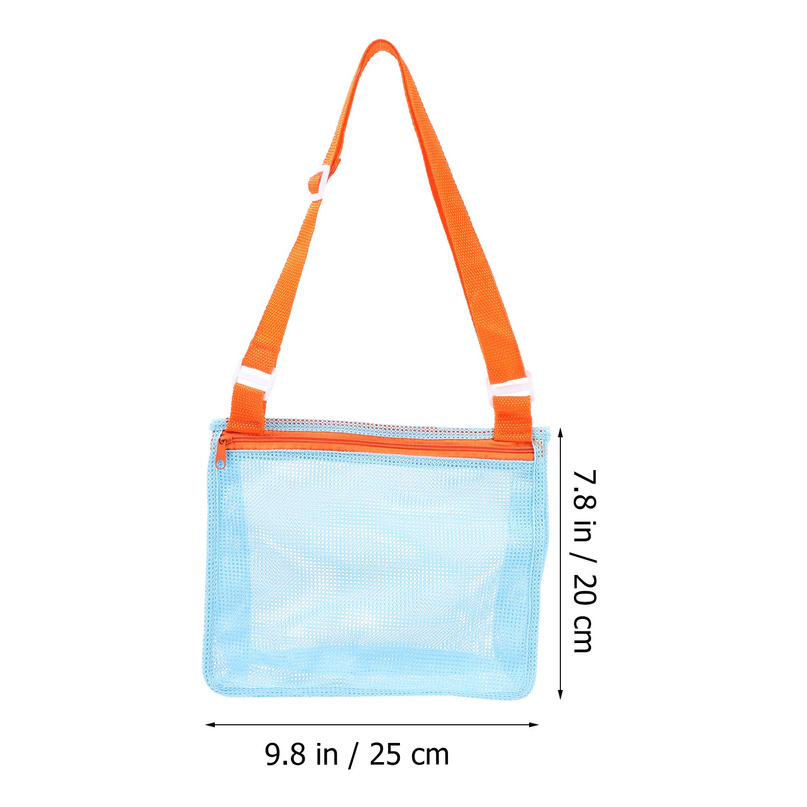 Hemoton Kids Beach Bag Mesh Beach Bag Portable Beach Toy Pouch Folding Kids Beach Pouch