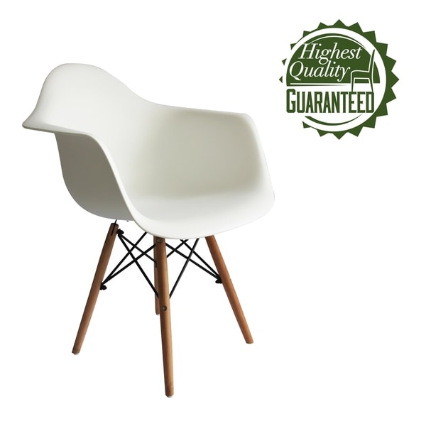 Porthos Home Eban Modern Dining Chairs， Polypropylene (PP) and Beech Wood， Set Of 2