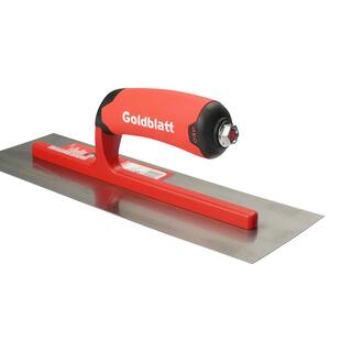 Goldblatt RED SINCE 1885 12 in. x 4 in. Pro Steel Finishing Trowel G16114