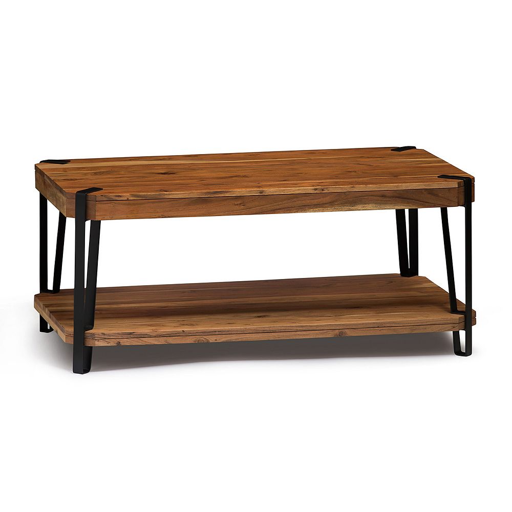 Alaterre Furniture Ryegate Live Edge Large Coffee Table