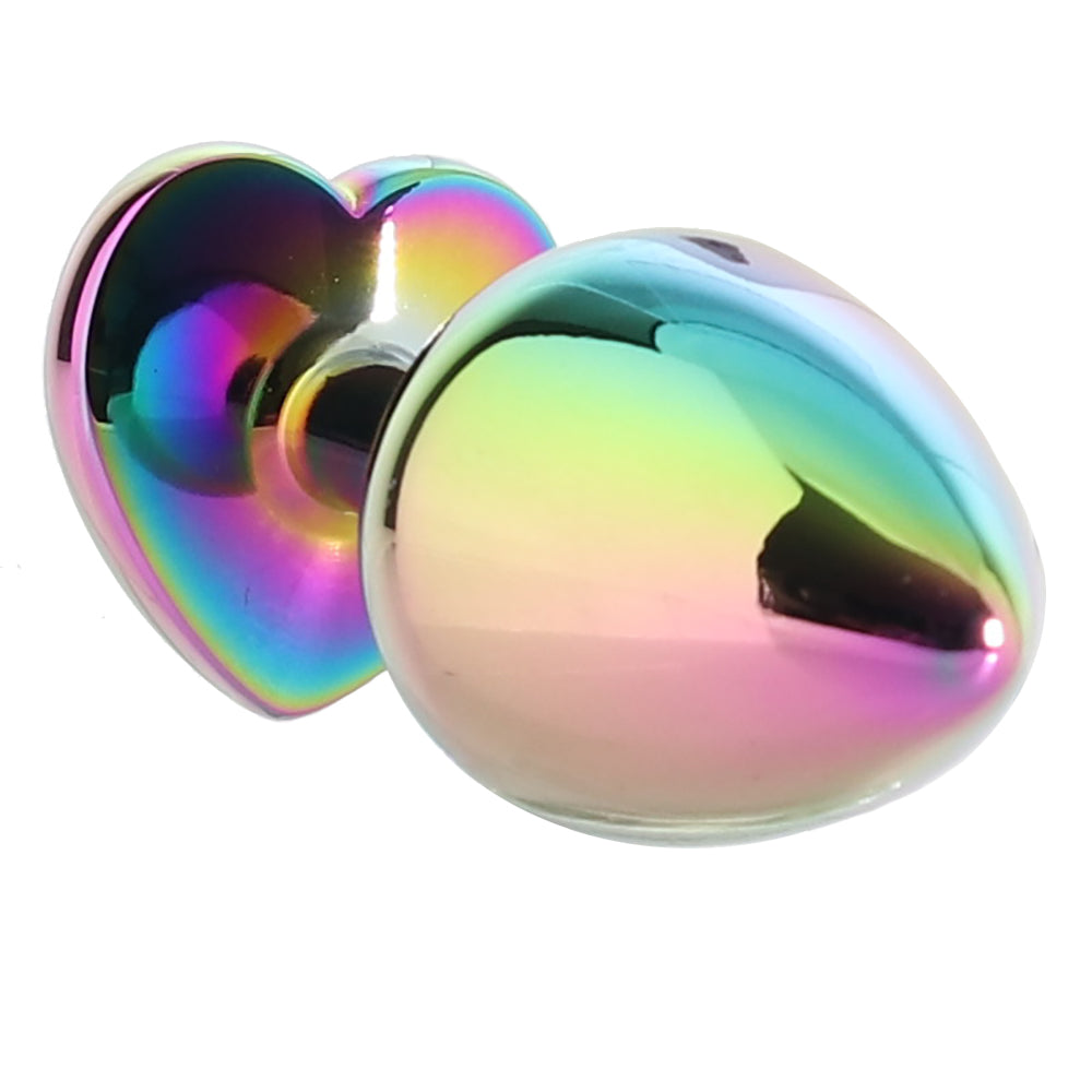 Rear Assets Heart Gem Metal Plug Kit in Rainbow