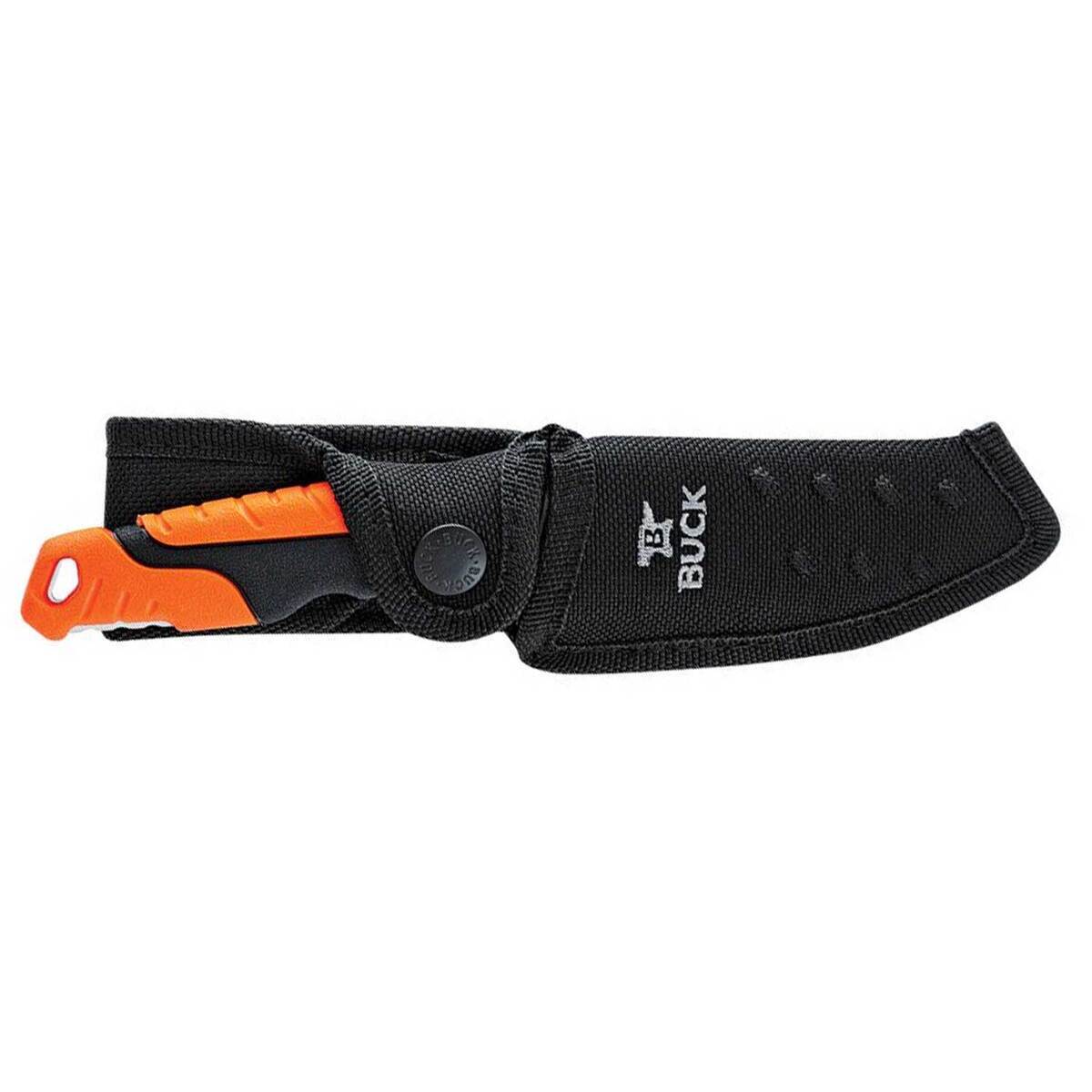 Buck Knives 658 Pursuit Pro 3.75 inch Fixed Blade Knife  Orange  Small