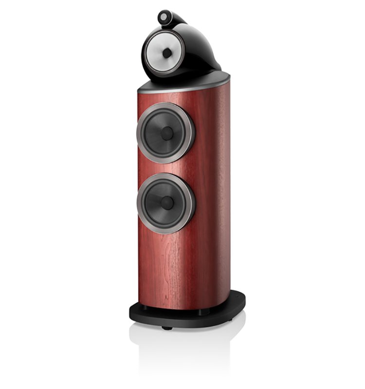 Bowers and Wilkins 800 Series Diamond 802 D4 Satin Rosenut 3-Way Floorstanding Speaker (Each)