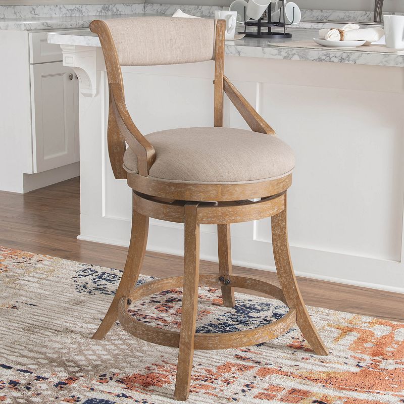 Linon Gilda Big and Tall Counter Stool