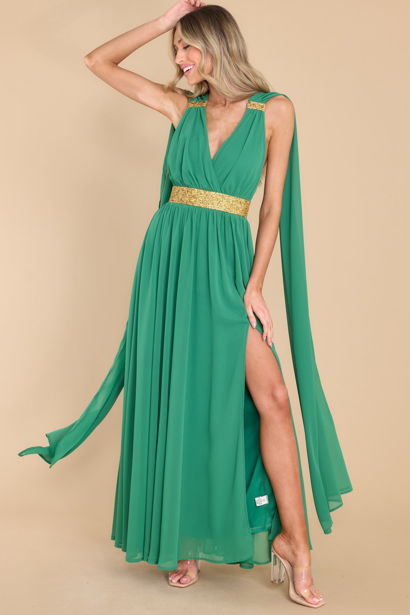 Everyone's Desire Green Maxi Dress