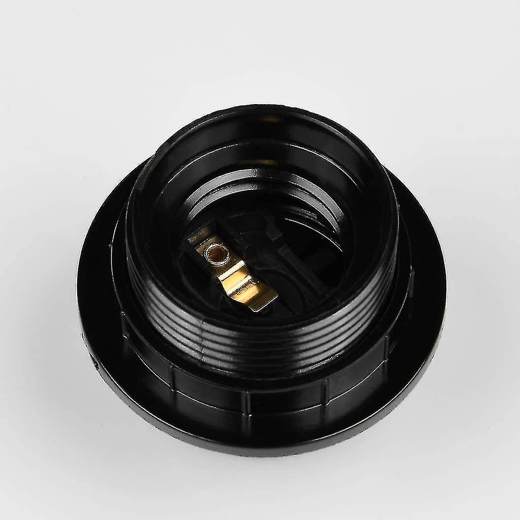 Black E27 Screw Socket - 2x E27 Lamp Socket Plastic Ring - E27 Bulb Socket - E27 Bulb Socket Holder-e27 Bulb Socket