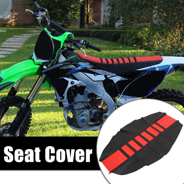 Unique Bargains Universal Motorcycle Dirt Bike Faux Leather Soft Seat Cover Cushion 1 Pc