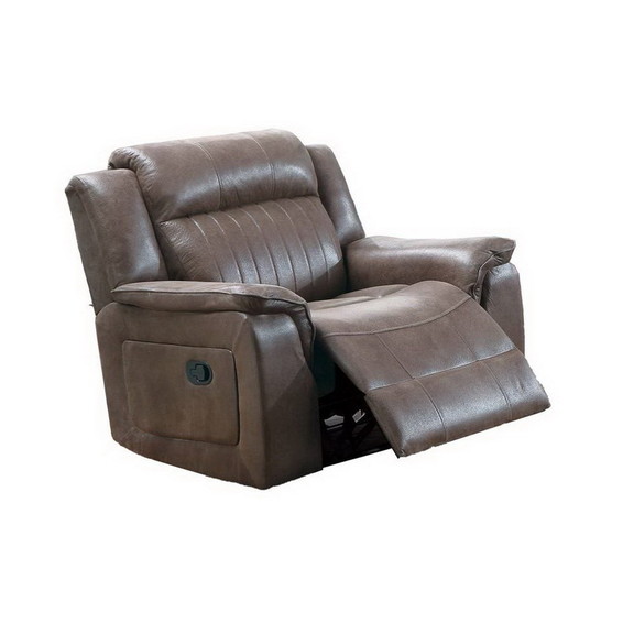 Benjara BM232604 Fabric Manual Recliner Chair with...