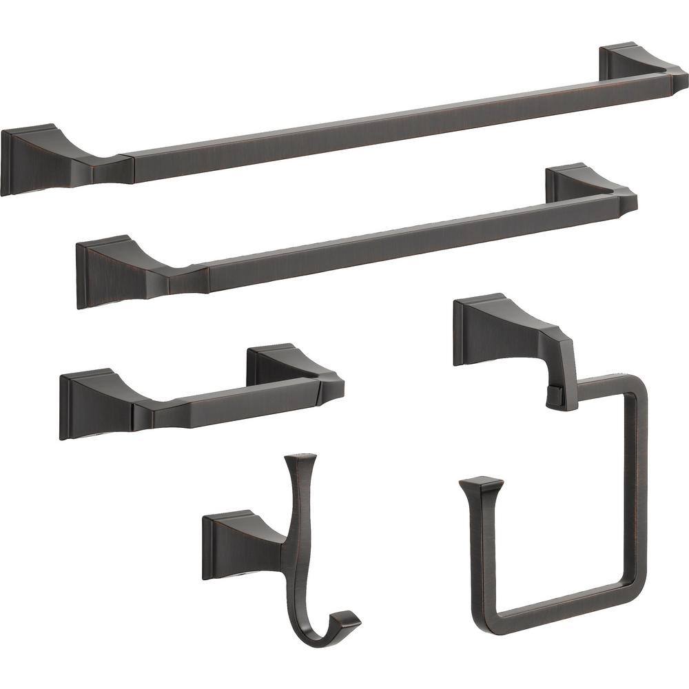 Delta Dryden 24 in. Towel Bar in Venetian Bronze 75124-RB