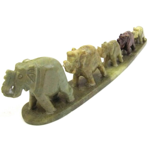 India Overseas Trading SS 107 Soapstone Elephant C...