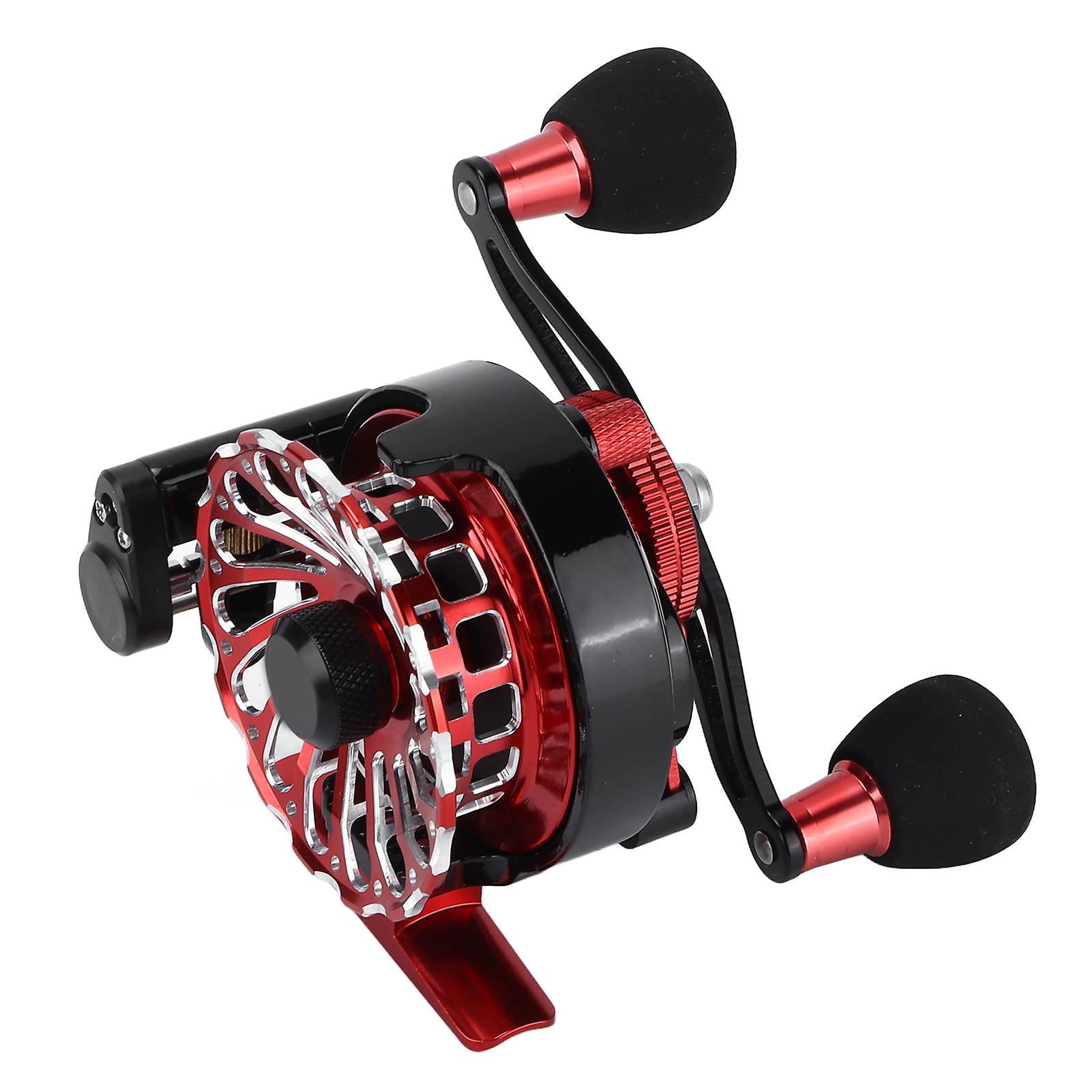 3.6:1 10+1bb Automatic Line Raft Fishing Reel Metal Wire Cup Magnetic Force Slow Down Reel(carved Wire Cup Left Hand )