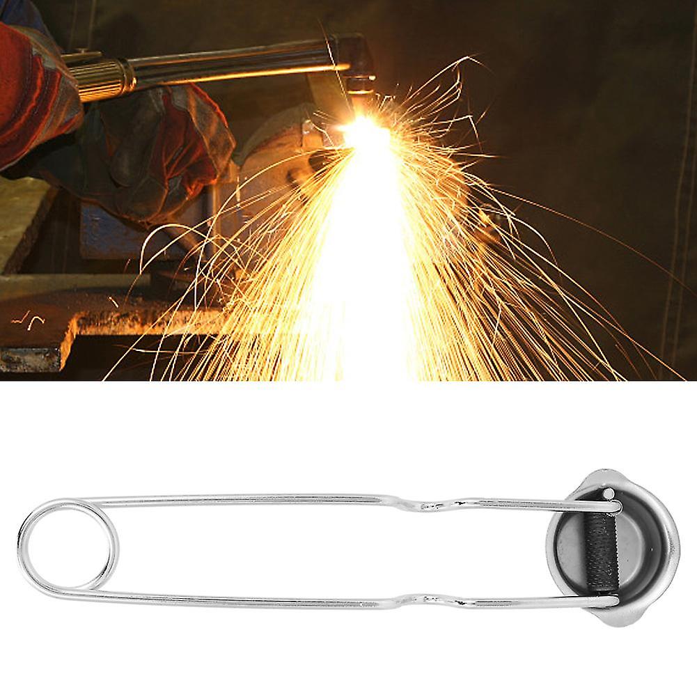 Steel Nickel Plating Round Head Acetylene Gas Lighter For Lighting And Cutting