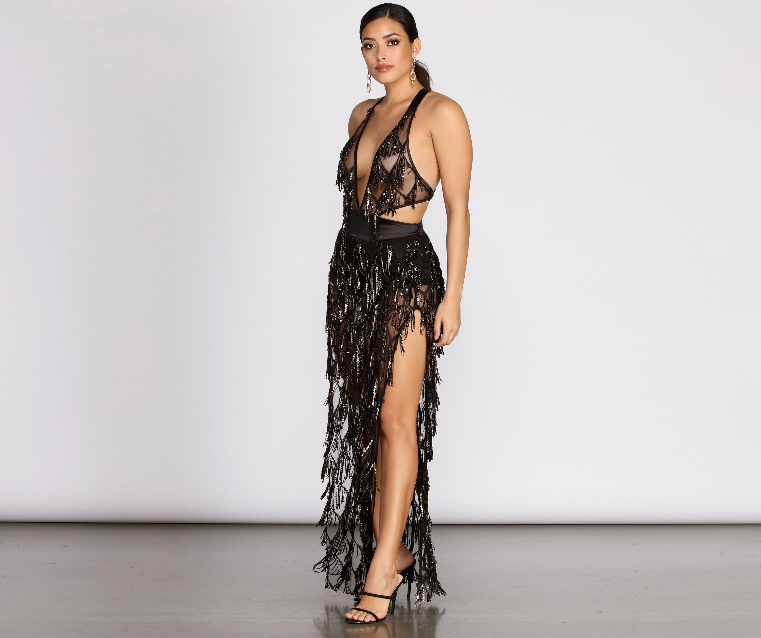 Let's Get Loud Fringe Dress