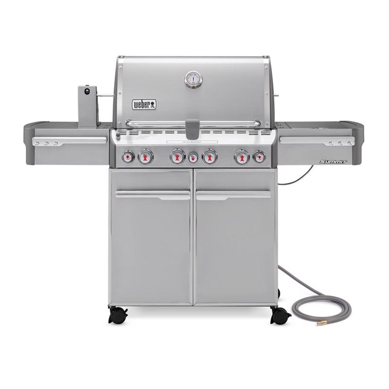 Weber Summit S-470 4 Burner Natural Gas Grill Stainless Steel