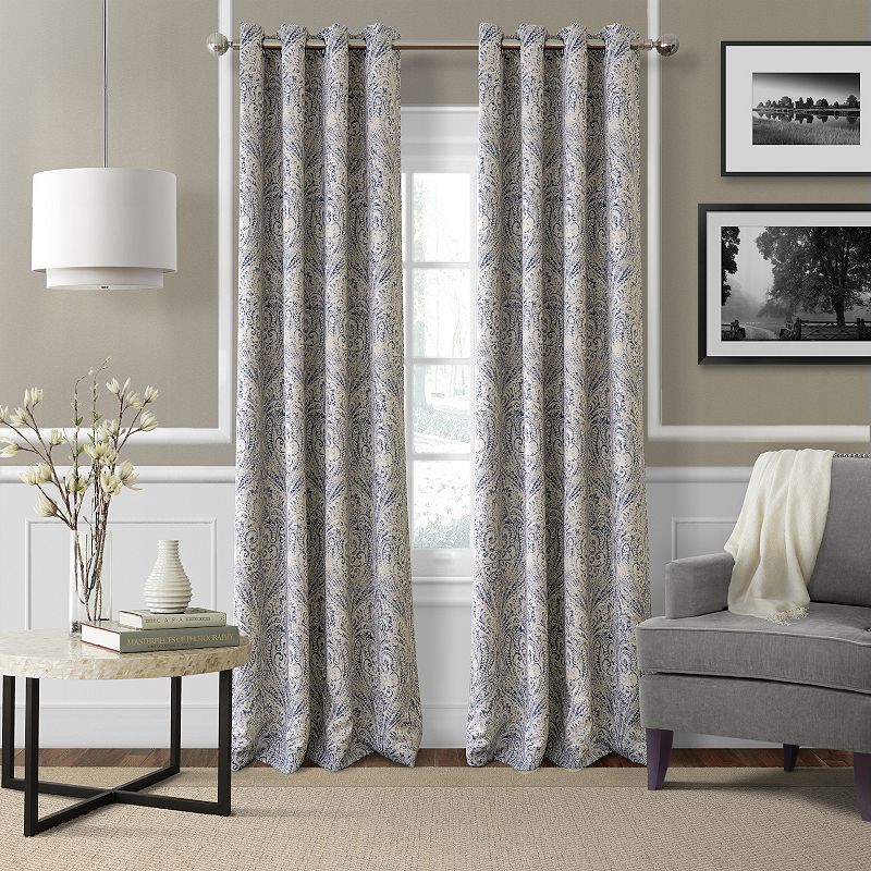 Elrene Home Fashions Julianne Vintage Paisley Window Curtain