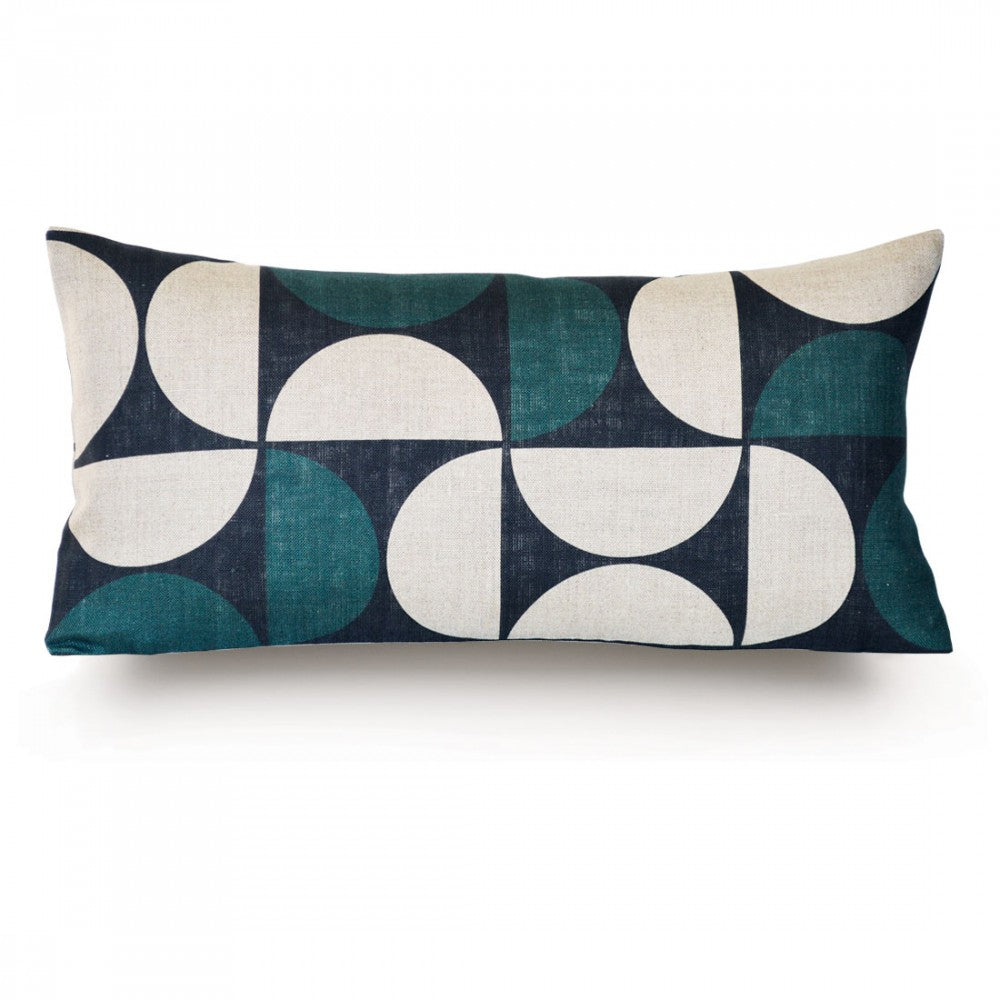 Harwich Green Cushion 23x47cm