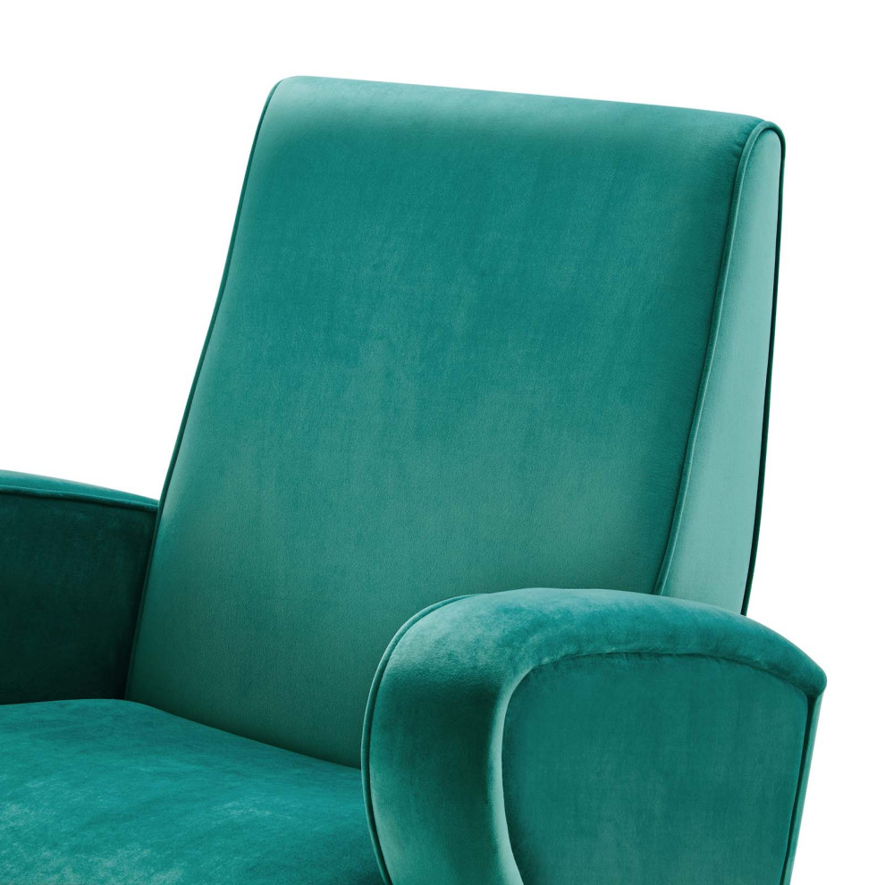 Armchair Swivel Accent Chair  Velvet  Modern  Lounge Hospitality   Midcentury   Armchairs And Accent Chairs   by House Bound  Houzz