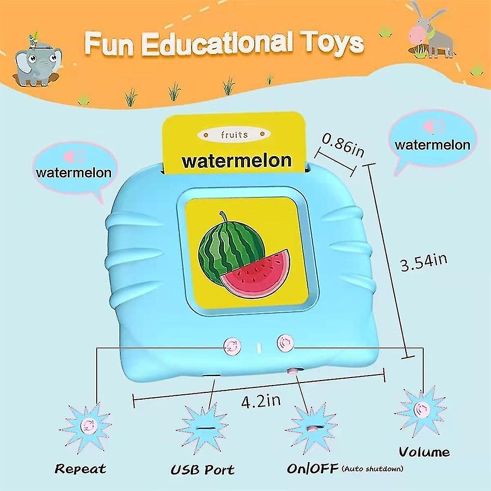 Childhood English Educational Enlightenment Early Learning Machine Children Cognitive Cards Educational Toys