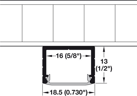 Hafele Surface Mounted Light Bars  With Inline Dim...